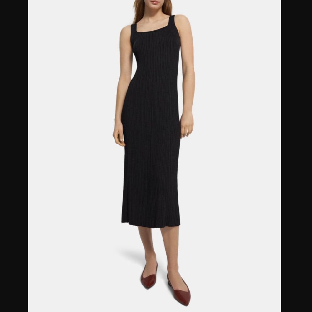 NWT Theory Ottoman Tank Dress in Stretch Knit - MEDIUM